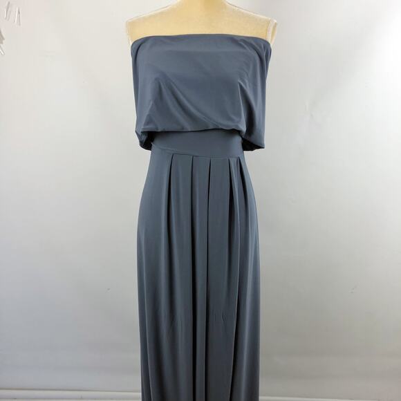 Loop Dress Carlos Saavedra LJ-Loop-Long Maxi Dress XL Blue Grey Silverstone - Picture 7 of 16